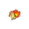 #155 Cyndaquil sprite Esmeralda Shiny