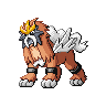 #244 Entei sprite Esmeralda Shiny