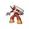#257 Blaziken sprite Esmeralda Shiny