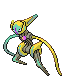 #386 Deoxys Velocidad sprite Esmeralda Shiny