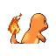 #004 Charmander sprite Posterior