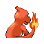 #005 Charmeleon sprite Posterior