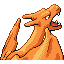 #006 Charizard sprite Posterior