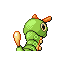 #010 Caterpie sprite Posterior