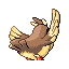#016 Pidgey sprite Posterior