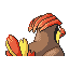 #017 Pidgeotto sprite Posterior
