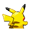 #025 Pikachu sprite Posterior