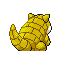 #027 Sandshrew sprite Posterior
