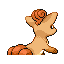 #037 Vulpix sprite Posterior