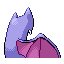 #042 Golbat sprite Posterior