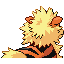 #059 Arcanine sprite Posterior