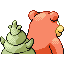 #080 Slowbro sprite Posterior