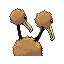 #084 Doduo sprite Posterior
