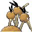 #085 Dodrio sprite Posterior