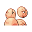 #102 Exeggcute sprite Posterior