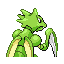 #123 Scyther sprite Posterior