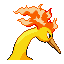 #146 Moltres sprite Posterior