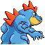 #160 Feraligatr sprite Posterior