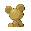 #216 Teddiursa sprite Posterior