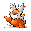 #225 Delibird sprite Posterior
