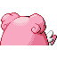 #242 Blissey sprite Posterior