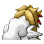 #244 Entei sprite Posterior