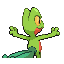 #252 Treecko sprite Posterior