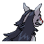 #262 Mightyena sprite Posterior