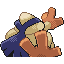 #297 Hariyama sprite Posterior