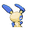 #312 Minun sprite Posterior