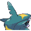 #319 Sharpedo sprite Posterior