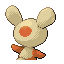 #327 Spinda sprite Posterior