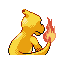 #005 Charmeleon sprite Posterior Shiny