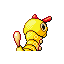 #010 Caterpie sprite Posterior Shiny