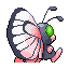 #012 Butterfree sprite Posterior Shiny