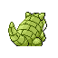 #027 Sandshrew sprite Posterior Shiny