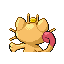 #052 Meowth sprite Posterior Shiny