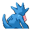 #055 Golduck sprite Posterior Shiny