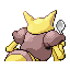 #064 Kadabra sprite Posterior Shiny