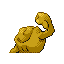 #074 Geodude sprite Posterior Shiny