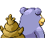 #080 Slowbro sprite Posterior Shiny