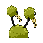 #084 Doduo sprite Posterior Shiny