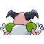 #122 Mr. Mime sprite Posterior Shiny