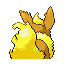 #136 Flareon sprite Posterior Shiny