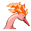 #146 Moltres sprite Posterior Shiny