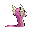 #147 Dratini sprite Posterior Shiny