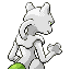 #150 Mewtwo sprite Posterior Shiny