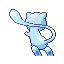 #151 Mew sprite Posterior Shiny