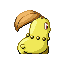 #152 Chikorita sprite Posterior Shiny