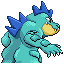 #160 Feraligatr sprite Posterior Shiny